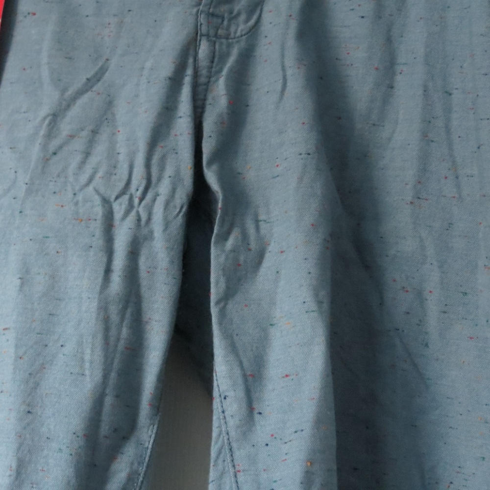 Brand New Blue Zara Man Dress Shorts w/ Tag - Picture 3 of 4